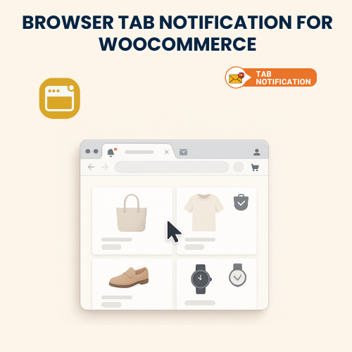 Browser Tab Notification for WooCommerce